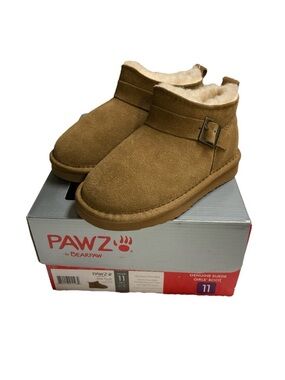 PAWZ BearPaw Amy Genuine Suede Ankle Boots
